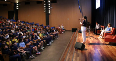 Palestra sobre uso e tratamento de água